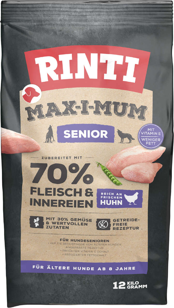RINTI Hunde-Trockenfutter MAX-I-MUM Senior Huhn